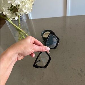 Classic Black Square Glasses